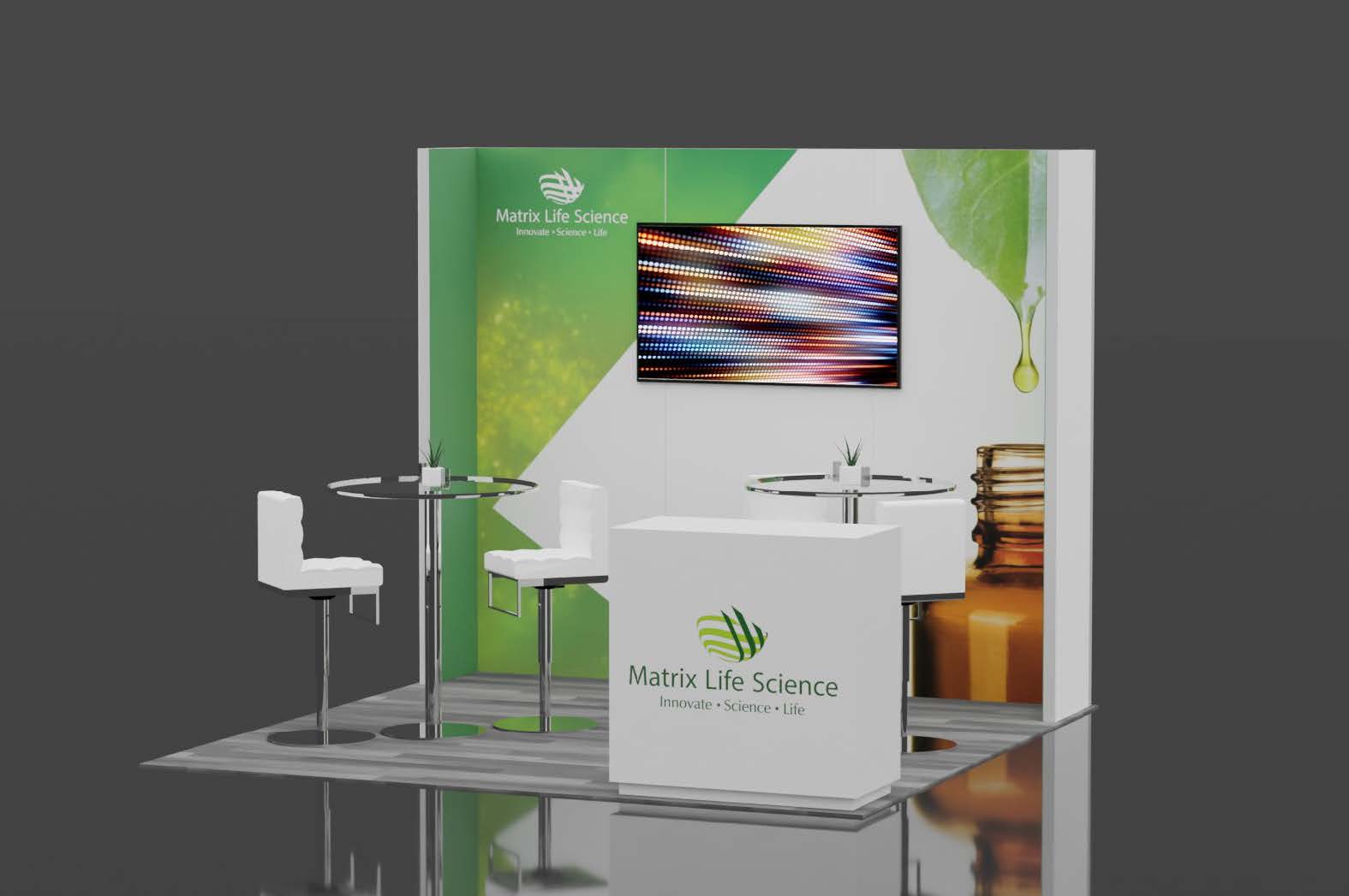 Matrix Life Science Custom Exhibits
