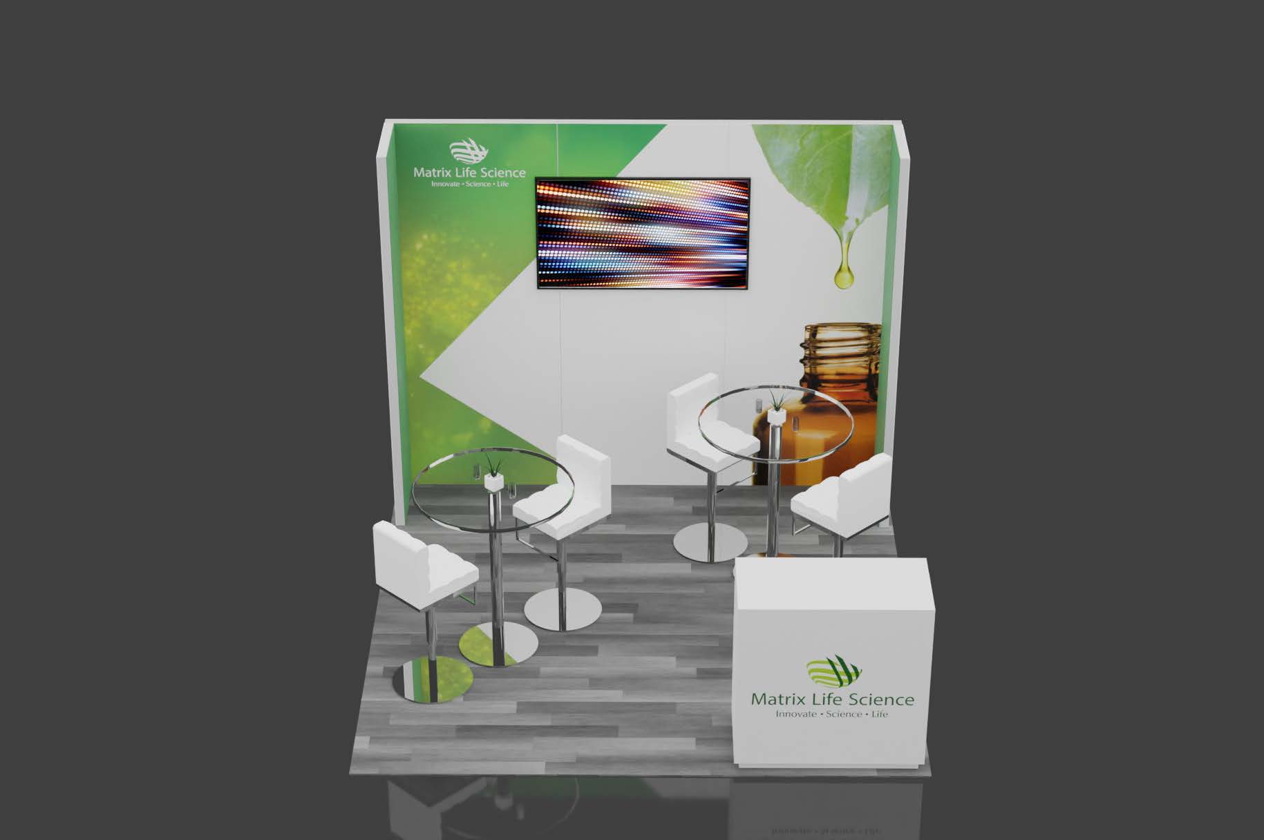 Matrix Life Science Custom Exhibits