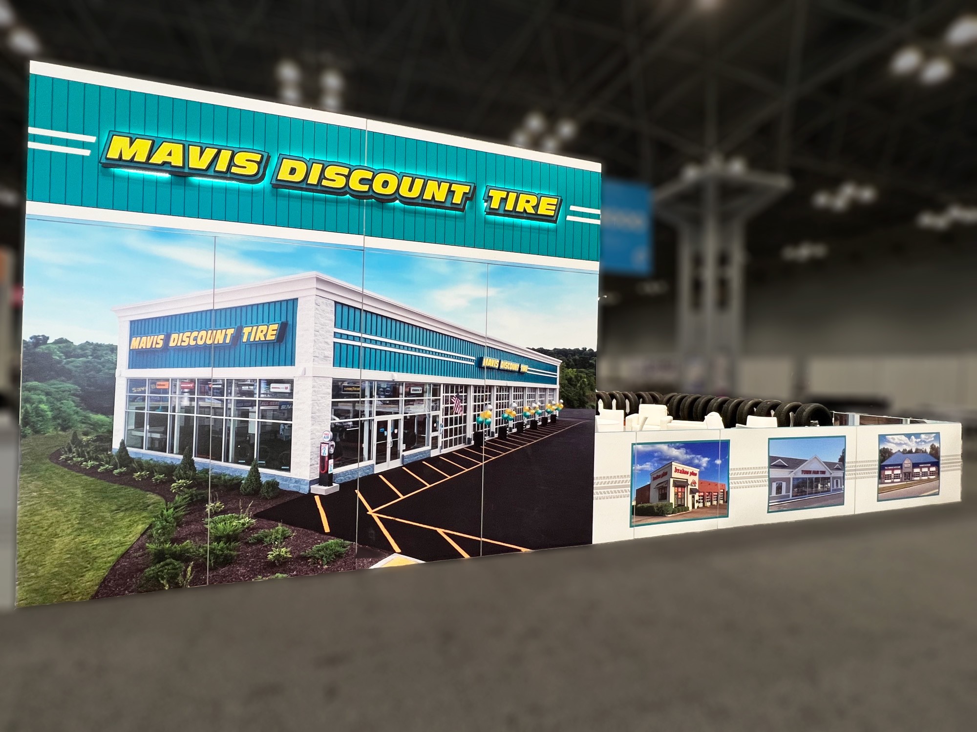 Mavis Discount Tire Custom Exhibits