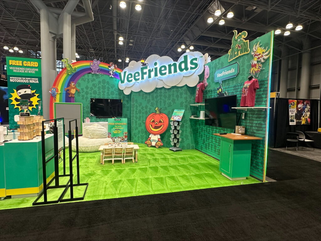 VeeFriends trade show booth at ComicCon NY 2024